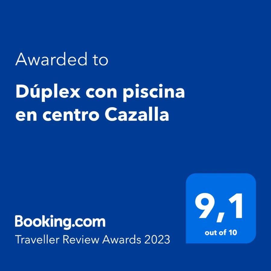 Duplex Con Piscina En Centro Cazalla カサジャ・デ・ラ・シエラ エクステリア 写真